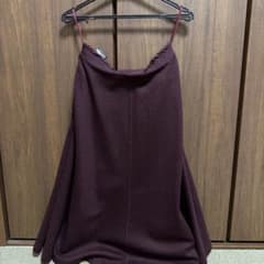 UNIQLO フレアスカート ボルドー Mのサムネイル