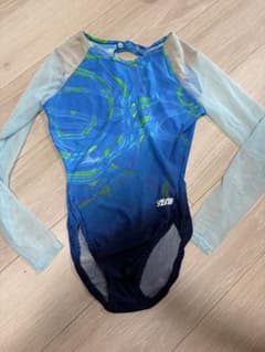 ササキスポーツ　新体操 レオタード 長袖 水色　ブルーのサムネイル