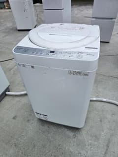 福岡限定】SHARP ES-GE6B-W 洗濯機 6.0kg 3ヶ月保証 - メルカリ