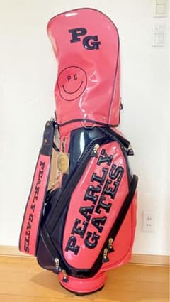 新品 PEARLY GATES キャディバッグ 89 ピンク PEARLY GATES (パーリーゲイツ) キャディバッグ ピンク スマイル