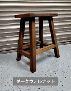 スクエア椅子 スツール　花台　ハンドメイド　座面高61cm　２脚 スクエア椅子 スツール 花台 ハンドメイド 座面高40cm - メルカリ