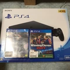 ps4 500GB ウイイレ2017 モンハンワールドのサムネイル