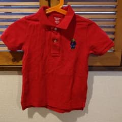 美品　Ralph Lauren 赤 ポロシャツ 24Mのサムネイル