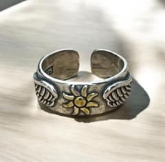 シルバー リング S925 太陽 ヴィンテージ メキシカン ジュエリー