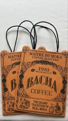 BACHA COFFEE ショップ袋 2枚セット 紙袋 インテリア 海外のサムネイル