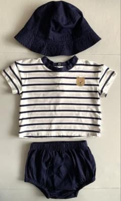 baby gap 12-18months セットアップ　帽子付きのサムネイル