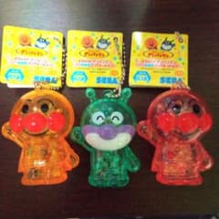 それいけ！アンパンマン シャカシャカクリアキーホルダー 3種