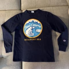 Champion 長袖カットソー ネイビー Sサイズ