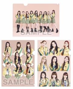 NiziU 二ジュー クリアファイル 3種類のサムネイル
