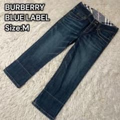 美品 Y2K バーバリーブルーレーベル ノバチェック デニム ホースロゴ
