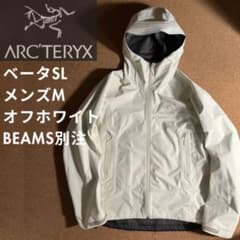 激レア　アークテリクス×ビームス　ベータSL 白　メンズＭ　ゴアテックス　シェル 激レア アークテリクス×ビームス ベータSL 白 Mサイズ