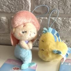 ディズニー プリンセス ねむぐるみ マスコット　リトルマーメイド　セット