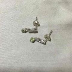 みきさま専用♡WGピアス　ペリドット&キュービック付きのサムネイル