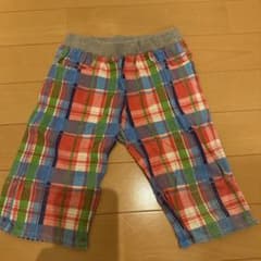 ミキハウス ホットビスケッツ　チェック柄 ハーフパンツ ズボン110のサムネイル