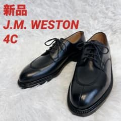 新品】J.M. WESTON 501 598 スプリットトゥ ハーフハント - メルカリ