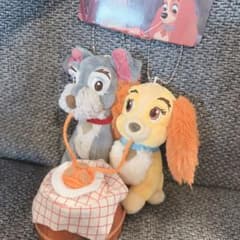 希少 わんわん物語 トランプ レディ ぬいぐるみ キーチェーン