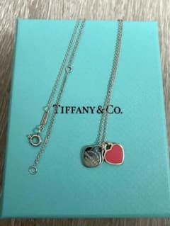 Tiffany ティファニー リターントゥー ダブルハート ネックレス ピンク