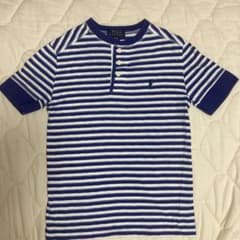 青と白のストライプ Tシャツ 半袖　ラルフローレンのサムネイル