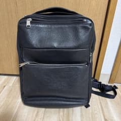 ultima TOKYO／メンズ リュック／本革 シボ革 2Way 黒 - メルカリ