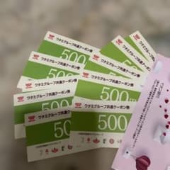 ワタミグループ共通クーポン券 500円×10枚のサムネイル