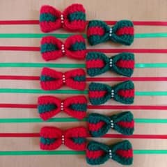 ☆Xmas☆ トリミング  犬用チョーカー  ハンドメイドのサムネイル