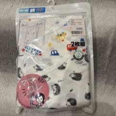男児袖なし短肌着 2枚組 50-60サイズのサムネイル