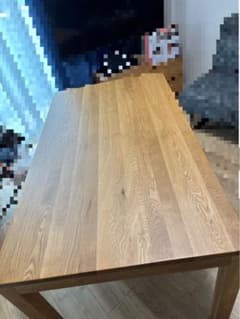 mia様専用】無印良品木製テーブル(引出付)オーク140㎝ - メルカリ