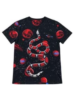 GUCCI スネーク プリント Tシャツのサムネイル