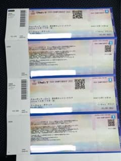 【hiroさん専用】2022 ZOZOチャンピオンシップ観戦券２枚　10月14日のサムネイル