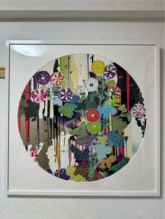 高級縁】村上隆 少しだけ、足が宙に浮いたときを覚えています。 光琳