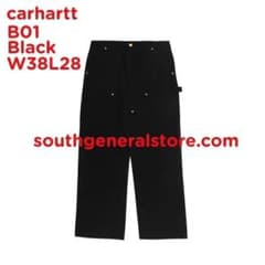 USA製 カーハート 1st ブラック B01 W38L28 ダブルニー - メルカリ
