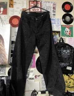 COZYWORLDWIDE CZ RHINESTONE WASHED JEANS - メルカリ