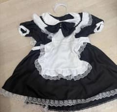 メイド服 コスプレ衣装 ブラック＆ホワイトのサムネイル