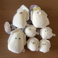 つぶらな瞳の和食屋 ぬいぐるみ マスコット 7個セット まとめのサムネイル