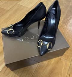 GUCCI ホースビット パンプス ブラック 35 1/2のサムネイル