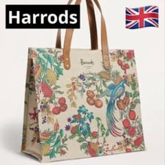 ハロッズ】GREAT FEAST ジュートトートバッグ Lサイズ - メルカリ