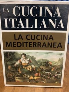 la cucina mediterranea イタリアのレシピ本のサムネイル