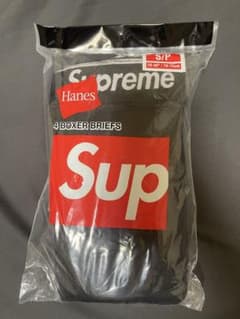 Supreme Hanes Boxer Briefs Black Sサイズ 1枚のサムネイル
