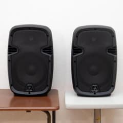 【週末特別価格】ベリンガーパッシブスピーカー PK108（２台）美品 週末特別価格】ベリンガーパッシブスピーカー PK108（2台）美品