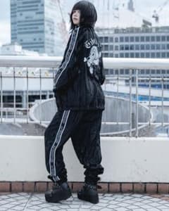 GIBOUS×GALFY】 ガルフィーベロアトラックジャケットセットアップ