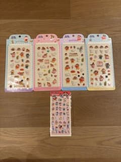 クレヨンしんちゃん 3Dステッカー シール 5点セットのサムネイル