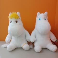 タグ付 ムーミン&スノークのおじょうさん 特大サイズぬいぐるみ　全2種