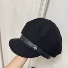 【美品】riu キャスケット ブラックのサムネイル