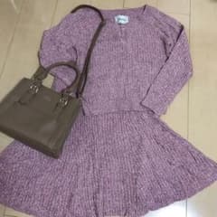 値下げ！！◎新品未使用 Lily Brown ニットセットアップのサムネイル