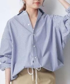 完売品　スピックスパンspickandspan ウールライクヘムギャザーシャツ Spick&Span 25AW ウールライクヘムギャザーシャツ｜Yahoo!フリマ（旧