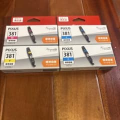 Canon PIXUS 381 インクタンク 4個セット - メルカリ