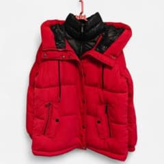 期間限定出品！MICHAEL KORS 赤 ダウンジャケット Sサイズ - メルカリ