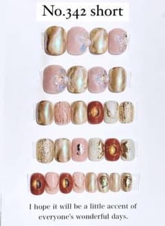 計測不要　ネイルチップ　ショートのサムネイル