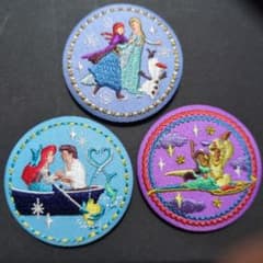 ディズニー　刺繍缶バッジのサムネイル