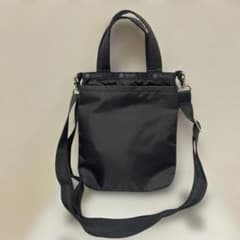LeSportsac ショルダーバッグ SHEEN MINI TOTE ブラック - メルカリ